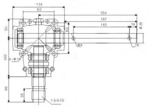 Agricultural PTO Gearbox Size Chart
