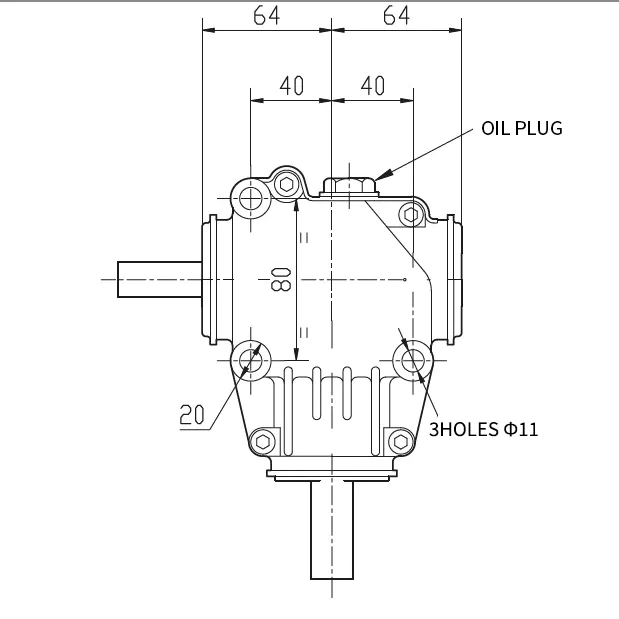 Angular Gearboxes – Replacement of Comer Code L-150J