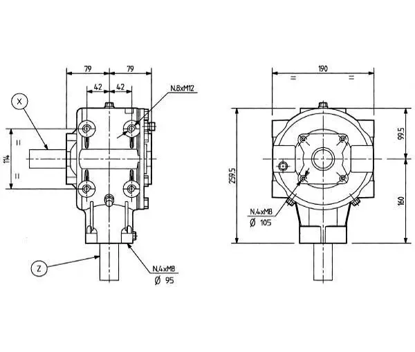 Post Hole Diggers Gearboxes – Replacement of Comer Code T-304C